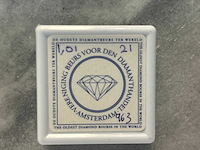 Diamant paars 1.01 ct - afbeelding 3 van  3
