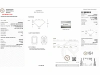 Diamant radiant 2.02 ct igi - afbeelding 3 van  4