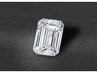 Diamant-smaragd vorm 2 cts - igi gecertificeerd e vs2 - afbeelding 3 van  4