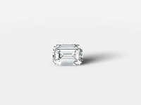 Diamant-smaragdvorm 0,50 cts de vs