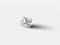 Diamant-smaragdvorm 0,50 cts de vs - afbeelding 2 van  5