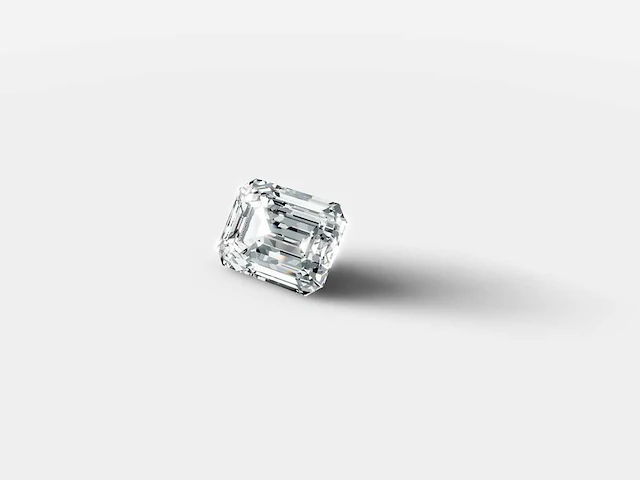 Diamant-smaragdvorm 0,50 cts de vs - afbeelding 2 van  5