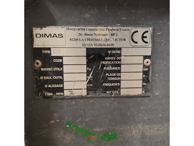 Diamantboor in bok, husqvarma, 265rx - afbeelding 5 van  13