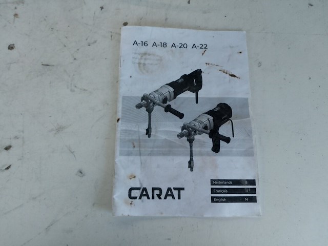 Diamantboormachine - 75mm - 230v, carat, a1821n, 2022 - afbeelding 12 van  12