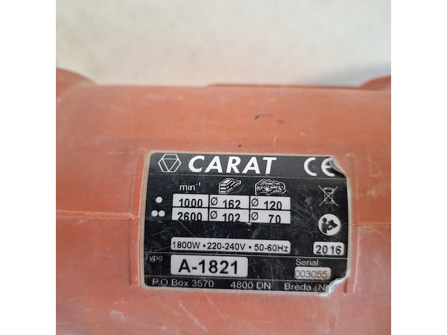 Diamantboormachine - 75mm - 230v carat, a1821n, bouwjaar 2016 - afbeelding 5 van  6