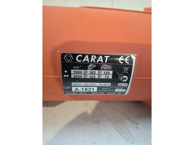 Diamantboormachine - 75mm - 230v carat, a1821n, bouwjaar 2017 - afbeelding 3 van  4