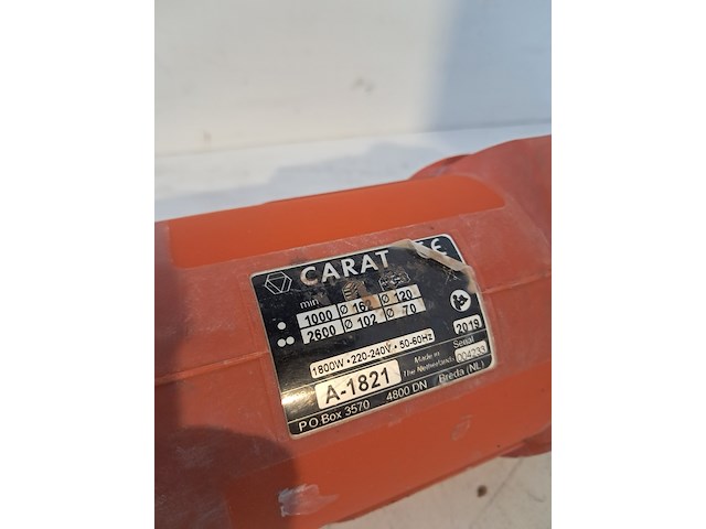 Diamantboormachine - 75mm - 230v carat, a1821n, bouwjaar 2019 - afbeelding 10 van  12