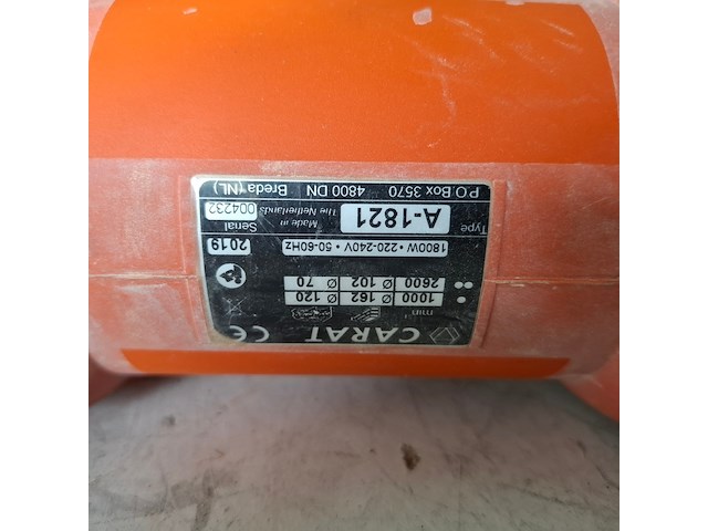 Diamantboormachine - 75mm - 230v carat, a1821n, bouwjaar 2019 - afbeelding 3 van  6