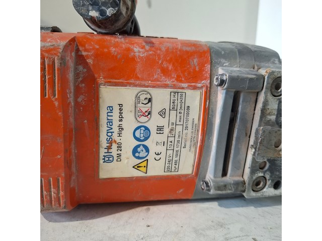Diamantboormachine 250mm 230v ~ husqvarna, dm280, bouwjaar 2017 - afbeelding 4 van  4