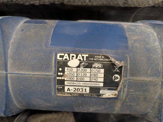Diamantboormachine beton carat, a2031, bouwjaar 2021 - afbeelding 3 van  3