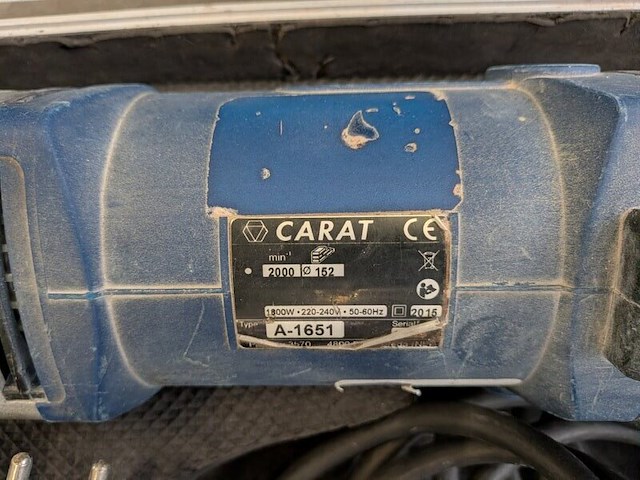 Diamantboormachine droog carat, a1851, bouwjaar 2015 - afbeelding 3 van  3