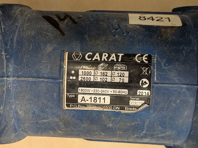 Diamantboormachine met 5x diamantboor, carat, a-1811, 2014 - afbeelding 3 van  15