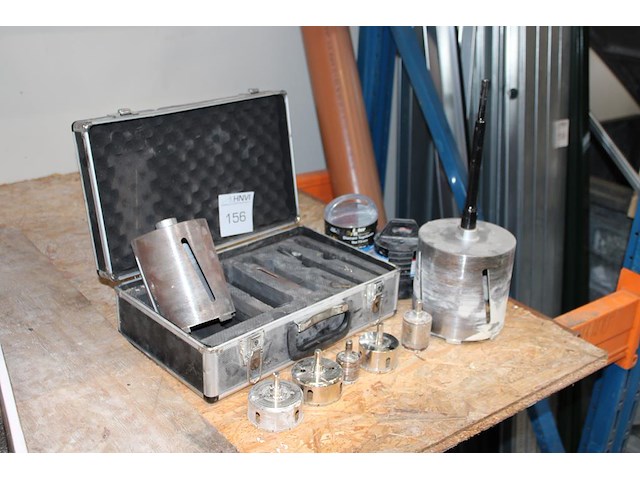 Diamantboren in diverse maten en uitvoeringen, acht stuks. - afbeelding 2 van  2