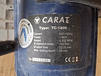 Diamantcirkelzaag met geleiderail, carat, tc 1800 - afbeelding 9 van  12