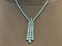 Diamanten collier met 7.50 carat aan briljanten - afbeelding 6 van  13