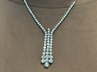 Diamanten collier met 7.50 carat briljant geslepen - afbeelding 6 van  13
