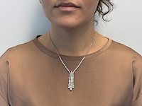 Diamanten collier met 7.50 carat briljant geslepen - afbeelding 7 van  13