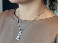 Diamanten collier met 7.50 carat briljant geslepen - afbeelding 8 van  13