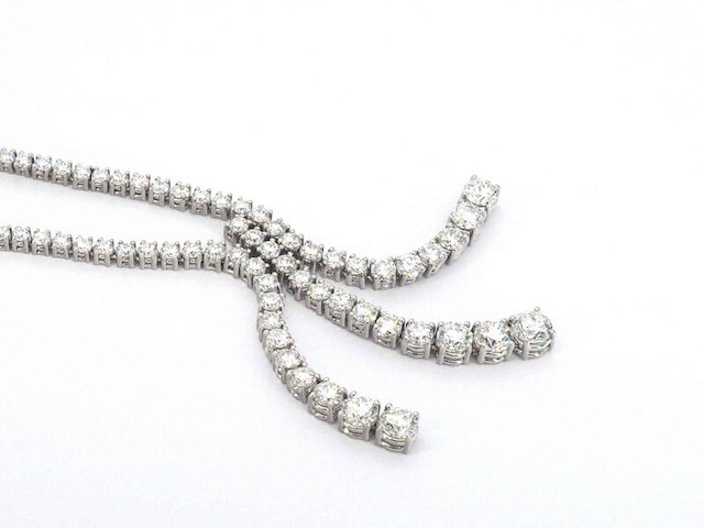 Diamanten collier met 7.50 carat briljant geslepen - afbeelding 10 van  13