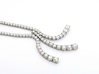 Diamanten collier met 7.50 carat briljant geslepen - afbeelding 10 van  13