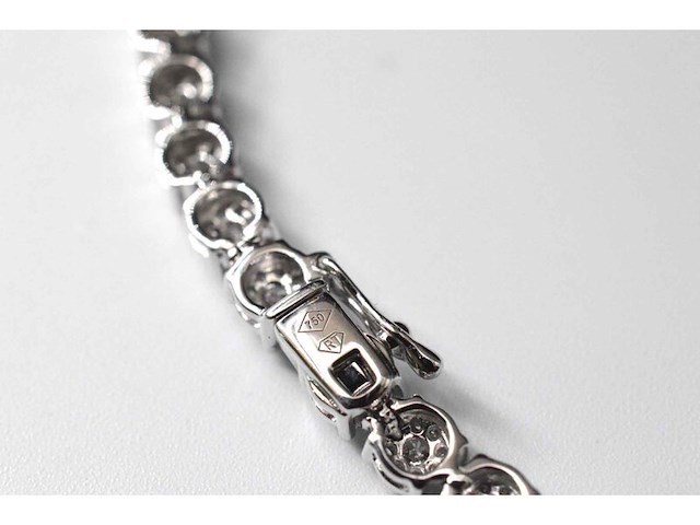 Diamanten collier met 850 briljant geslepen diamanten 8.00 carat - afbeelding 9 van  10