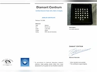 Diamanten lotje 1.04 ct - afbeelding 3 van  3