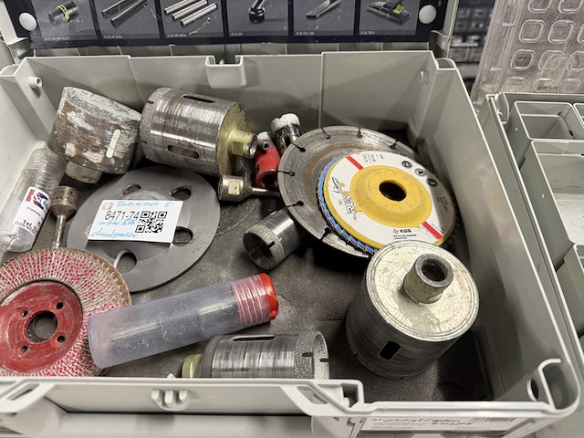 Diamantgereedschap, bladen en boren in festool systainer - afbeelding 4 van  9