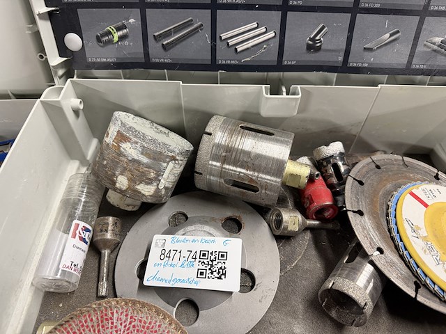 Diamantgereedschap, bladen en boren in festool systainer - afbeelding 5 van  9