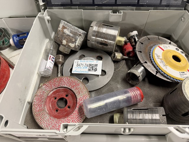 Diamantgereedschap, bladen en boren in festool systainer - afbeelding 8 van  9