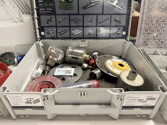 Diamantgereedschap, bladen en boren in festool systainer - afbeelding 9 van  9
