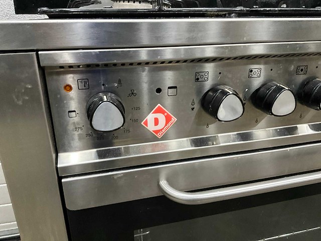 Diamond - c5fv6 - gasfornuis met elektrische oven - afbeelding 8 van  10