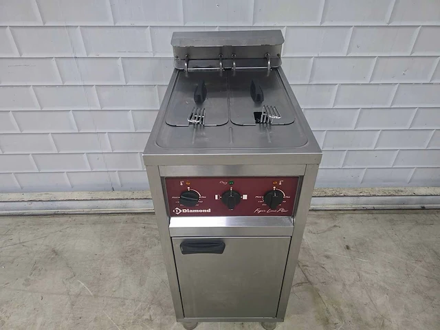 Diamond - fsm-2 - fryer line plus - rvs dubbele friteuse - afbeelding 2 van  7