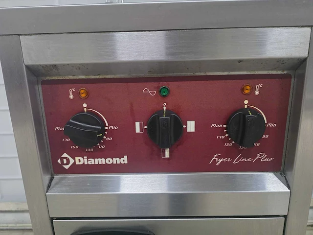 Diamond - fsm-2 - fryer line plus - rvs dubbele friteuse - afbeelding 4 van  7