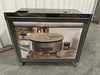 Diamond - mc-03 bret/mrx - mobiel rvs meubel voor pannenkoeken - afbeelding 8 van  8