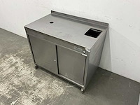 Diamond - mc-03 bret/mrx - mobiel rvs meubel voor pannenkoeken - afbeelding 1 van  8