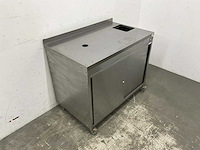 Diamond - mc-03 bret/mrx - mobiel rvs meubel voor pannenkoeken - afbeelding 5 van  8