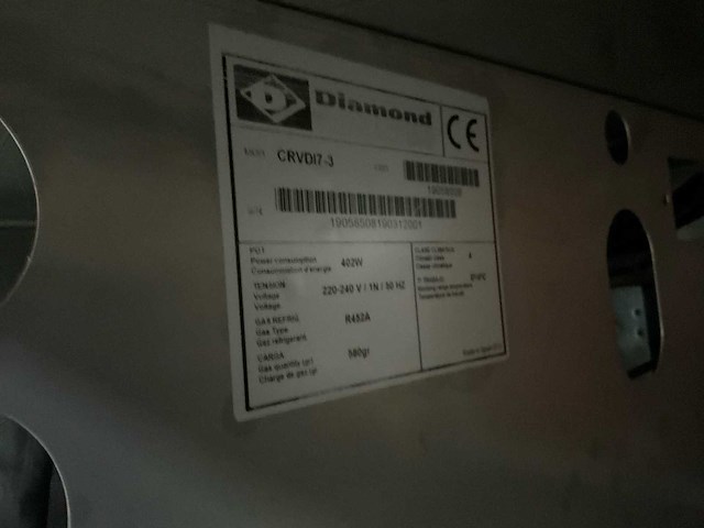 Diamond crvdi7-3 inbouw koelbak - afbeelding 2 van  2