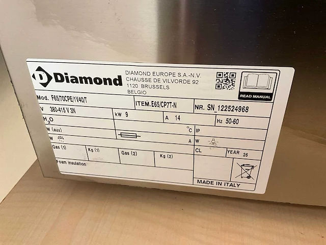 Diamond e65/70cp7t-n elektrische pastakoker - afbeelding 7 van  8