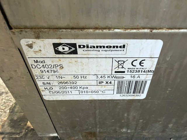 Diamond fast wash glazen spoelmachine - afbeelding 4 van  5
