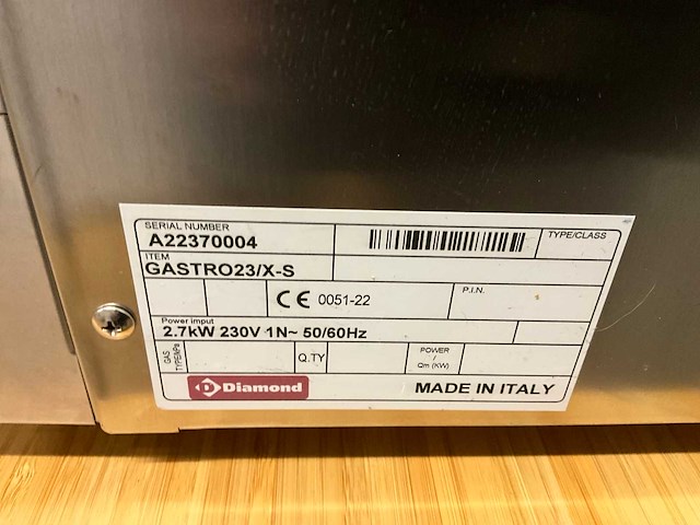 Diamond gastro23/x-s oven - afbeelding 6 van  6
