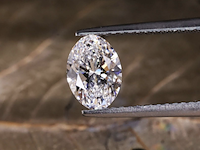 Diamond | oval | 1.10ct ( igi gecertificeerd ) - afbeelding 1 van  7