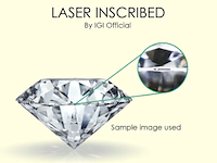 Diamond | oval | 1.10ct ( igi gecertificeerd ) - afbeelding 6 van  7