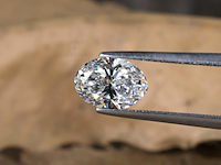Diamond | oval | 2.50ct ( hrd gecertificeerd ) - afbeelding 3 van  7