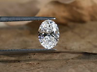 Diamond | oval | 2.50ct ( hrd gecertificeerd ) - afbeelding 4 van  7