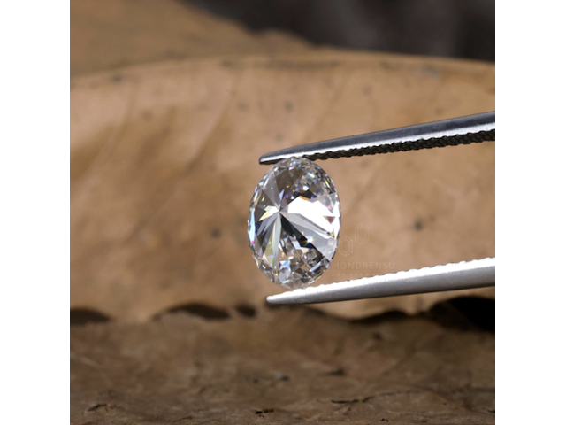 Diamond | oval | 2.50ct ( hrd gecertificeerd ) - afbeelding 6 van  7