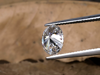 Diamond | oval | 2.50ct ( hrd gecertificeerd ) - afbeelding 6 van  7