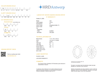 Diamond | oval | 2.50ct ( hrd gecertificeerd ) - afbeelding 7 van  7