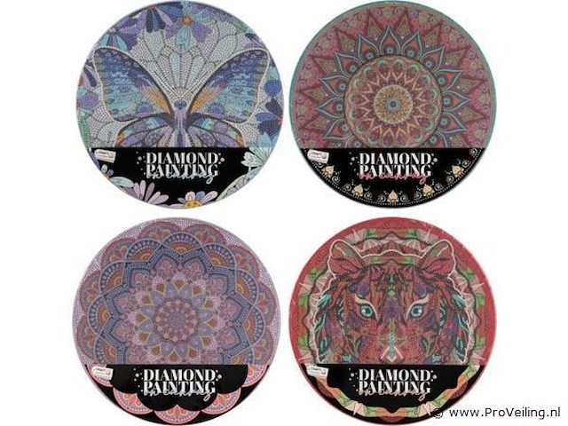 Diamond painting set - 8 delig - afbeelding 1 van  1