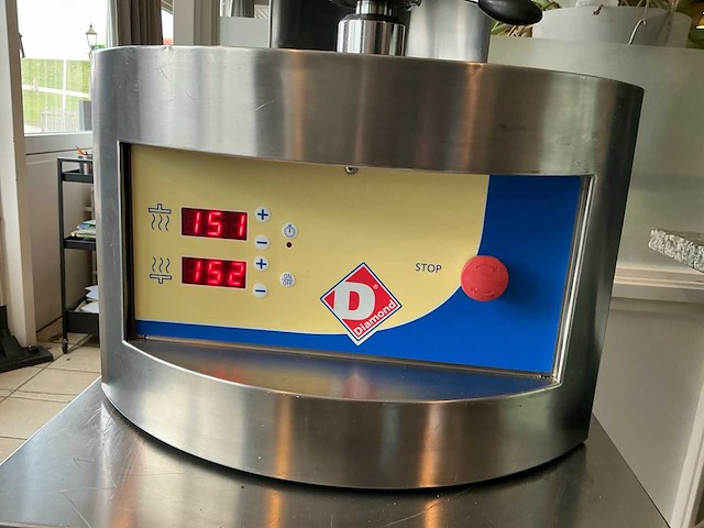 Diamond pzf/30d-c pizza deeg stamper - afbeelding 2 van  4