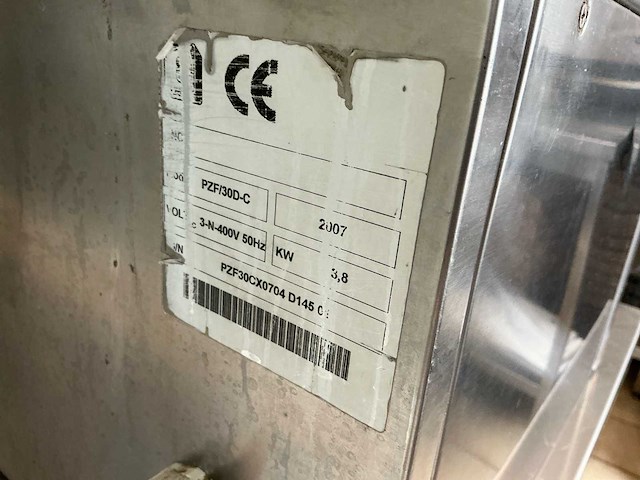 Diamond pzf/30d-c pizza deeg stamper - afbeelding 4 van  4